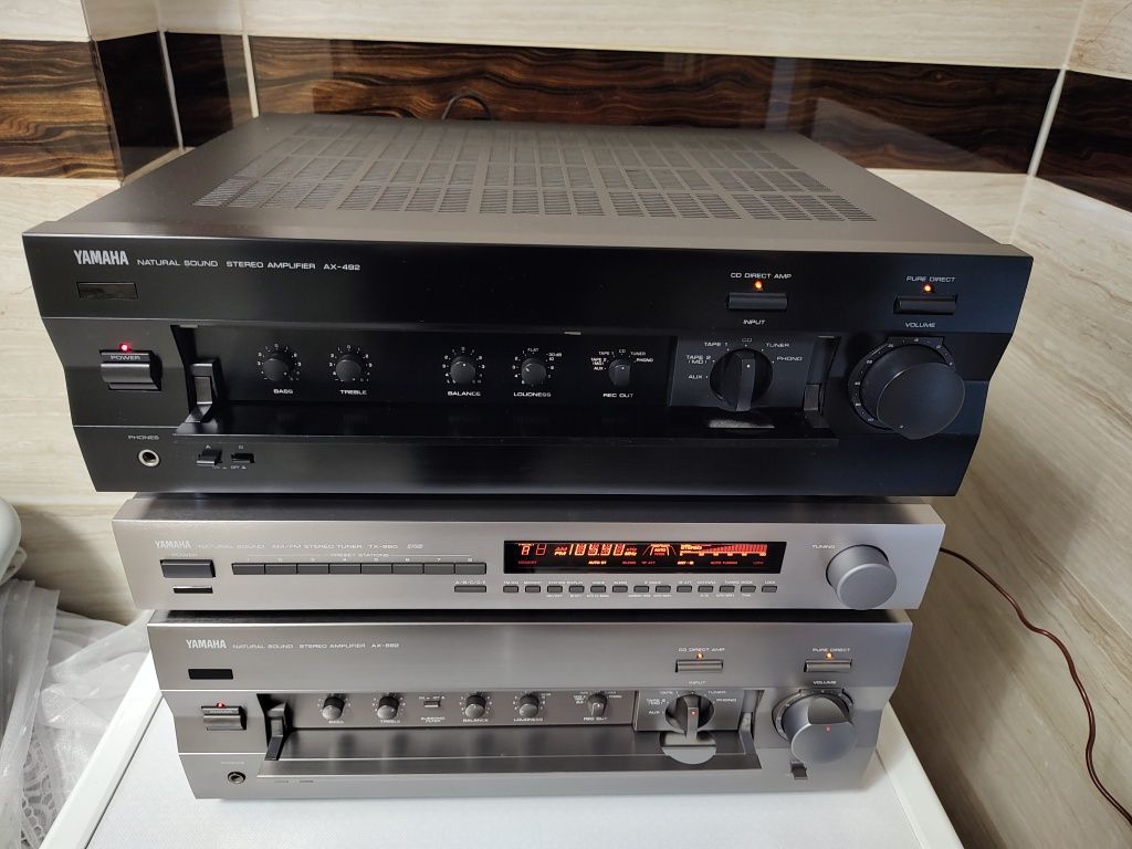 Yamaha TX 950 tuner Yamaha wzmacniacz AX-892 AX-492