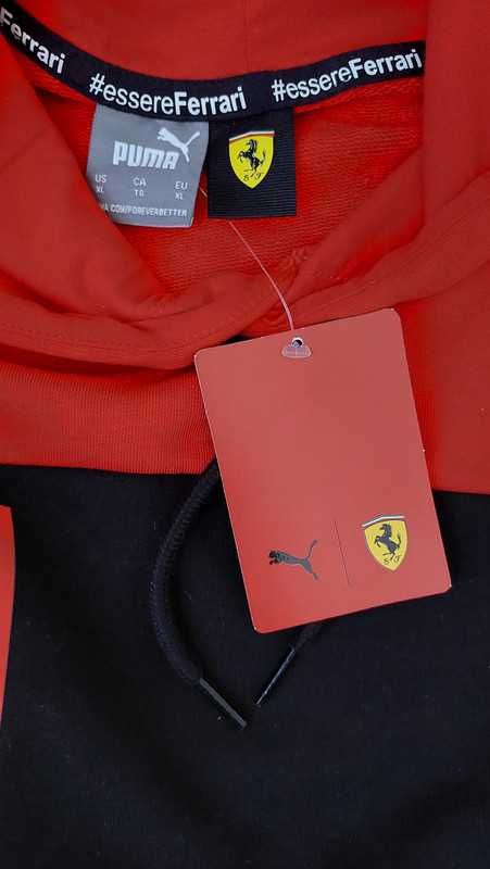 Oryginalna nierozpinana bluza z kapturem Puma Ferrari XL