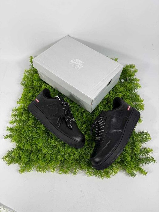Nike Air Force x Supreme найк аір форс супрім чорні