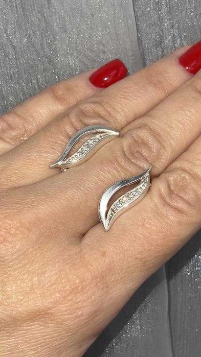 Серебряные серьги. Проба 925