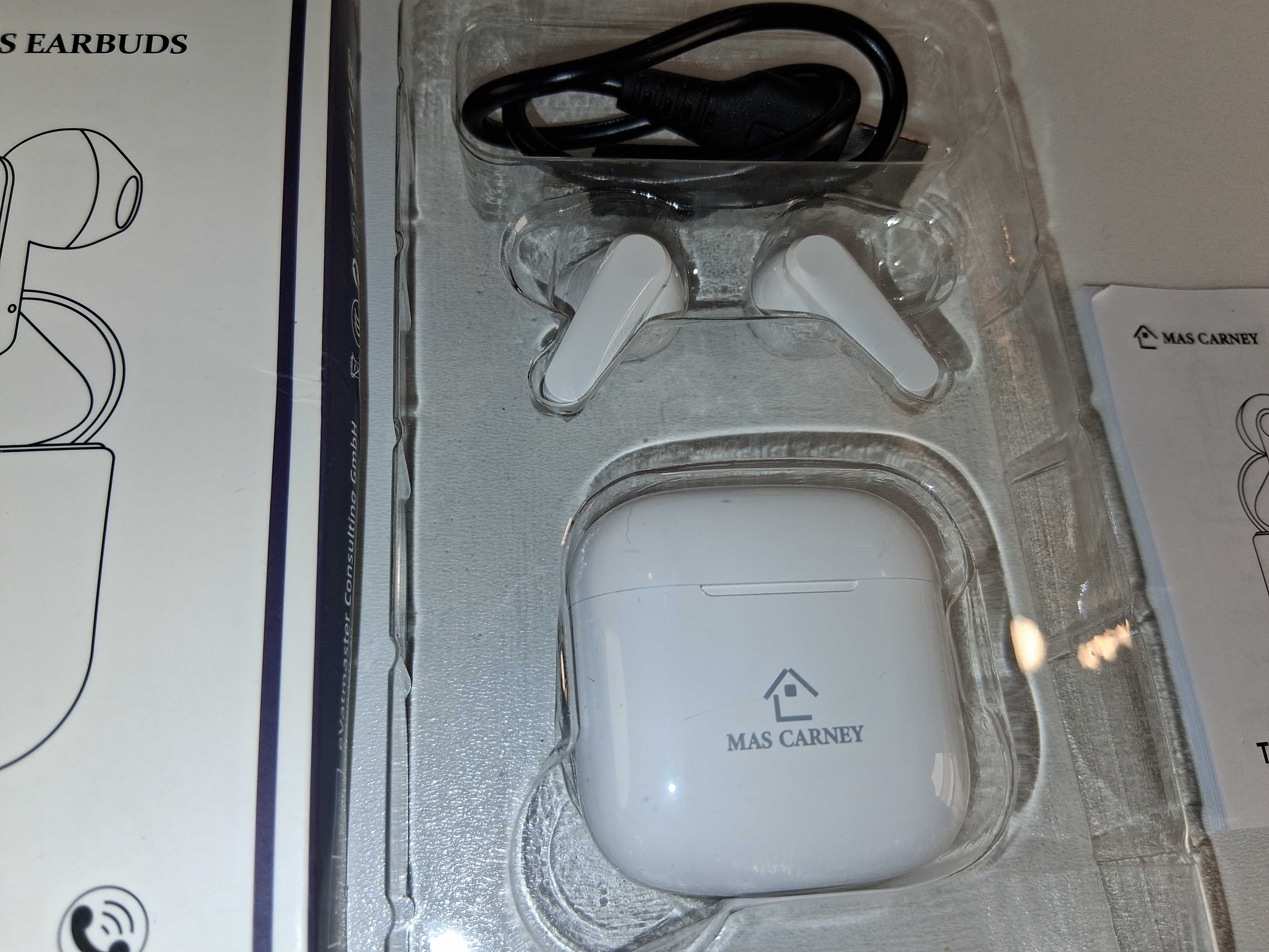 Y048 Słuchawki Bezprzewodowe MAS CARNEY True Wireless Earbuds Z Etui
