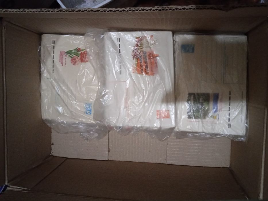 Конверты коллекция чистые,почтовые карточк.и СССР