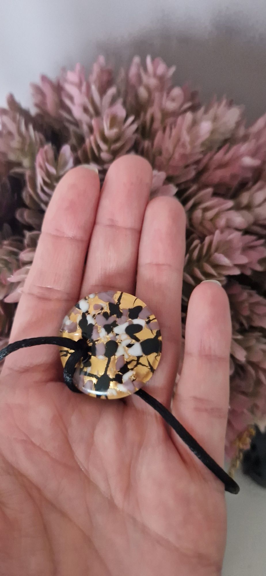 Komplet biżuterii Naszyjnik Kolczyki szklo wloskie Murano Glass
