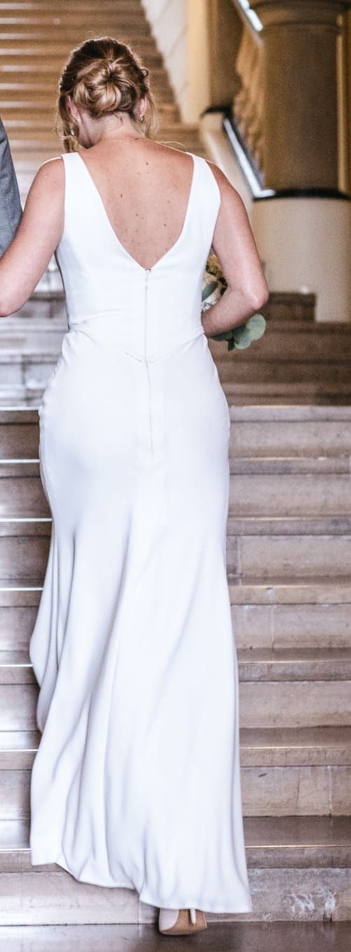Suknia biała r. 36 (wzrost 165 cm)