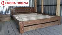Деревянная кровать 160*200см