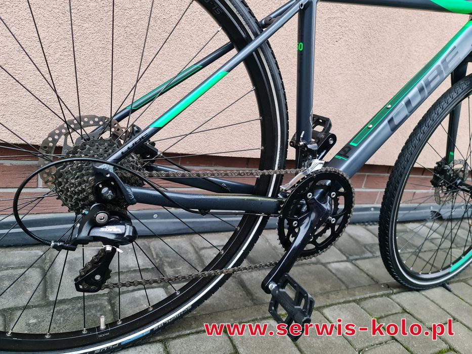 Rower męski crossowy CUBE koła 28 SHIMANO SORA aluminium rabat WYSYŁKA