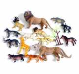 DZIKIE ZWIERZĘTA ZOO Safari FIGURKI zestaw. Midex. Nowy Produkt