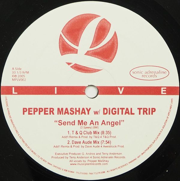 Pepper Mashay With Digital Trip - Send Me An Angel [House]