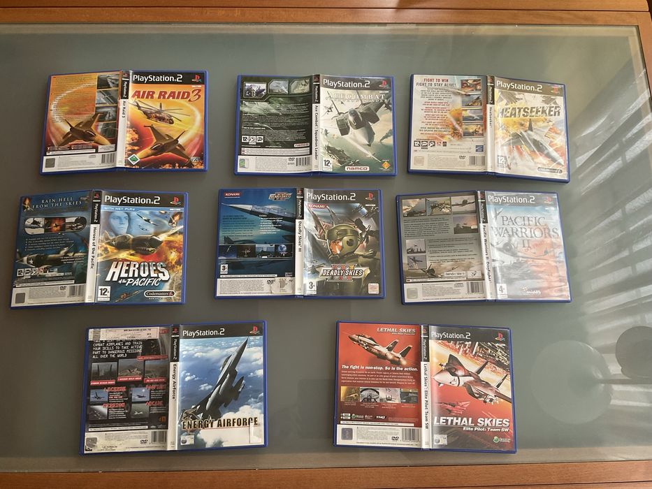 Lote Jogos aviacao ps2