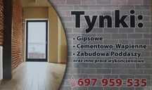 Tynki  gipsowe. Maszynowe