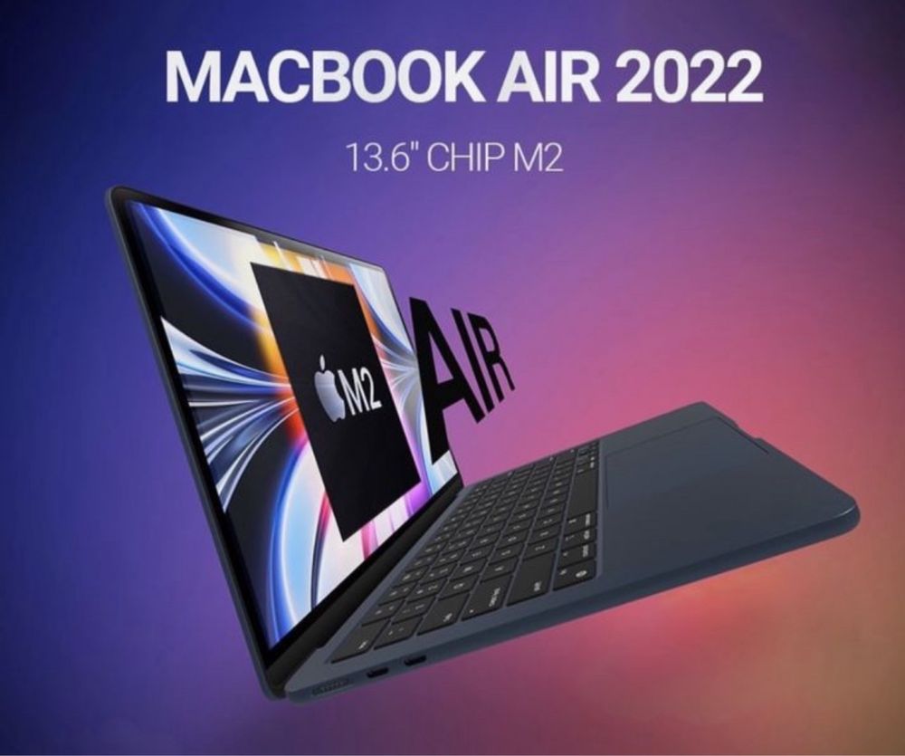 MacBook AiR 13,6" M2 8GB/256GB | 8GB/512GB | 16GB/256GB | 16GB/512GB