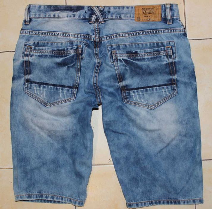 Spodenki jeans krótkie Savvy 33 L szorty męskie