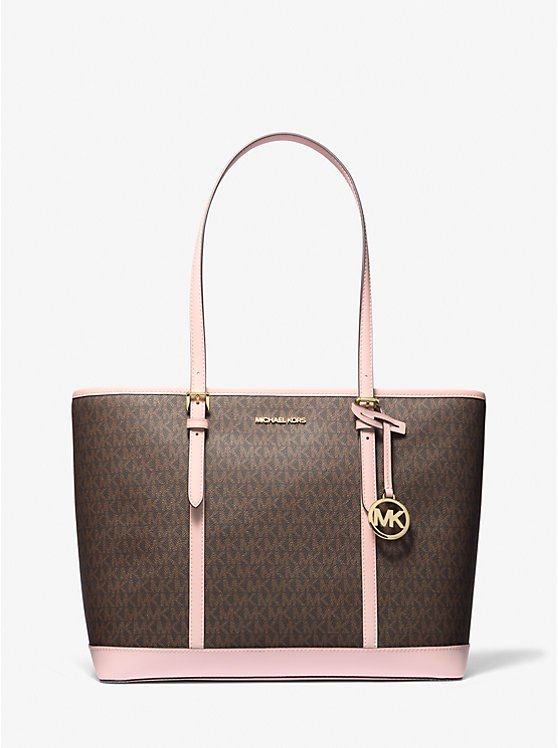 Сумка-шопер Michael Kors, Jet Set Travel Large Logo Tote Bag