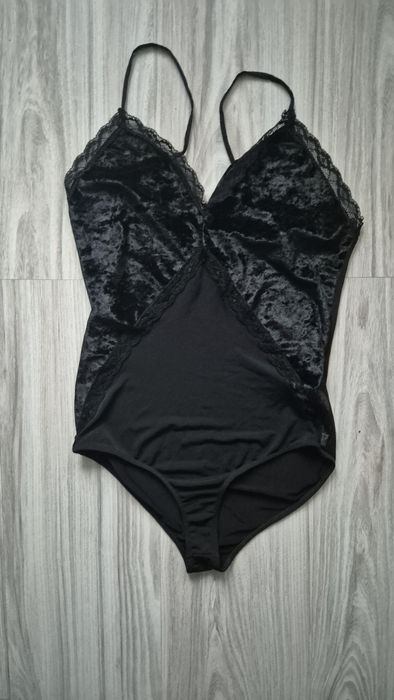 Zara -Nowe body z dodatkiem aksamit m
