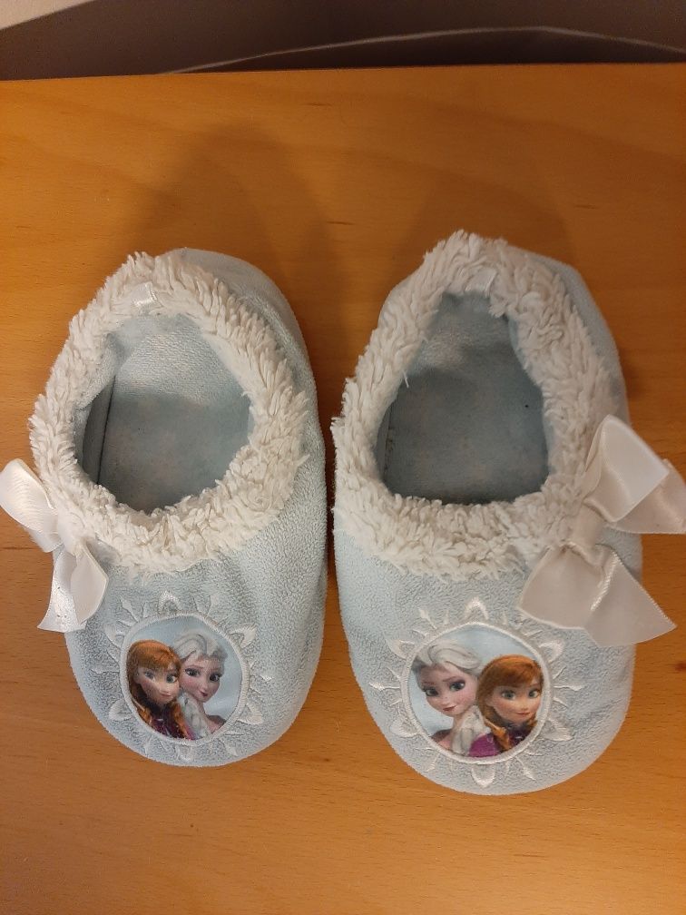 Kapcie kapciuszki z Krainy lodu z Elza i Anna,Frozen rozmiar 25