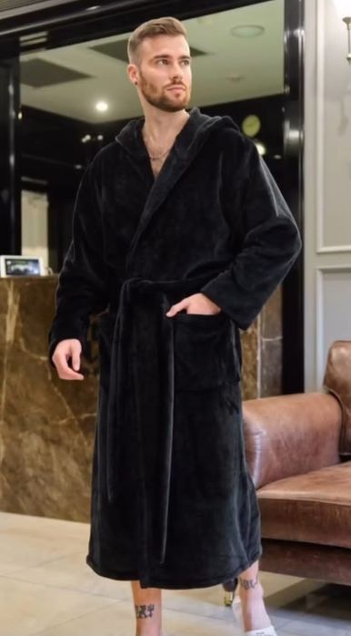 Акция! Халат махровий чоловічий баний теплий, є гурт