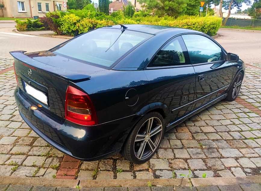 Opel Astra Coupe Bertone 1.8 16v skóry klima alu 17 lub zamienię