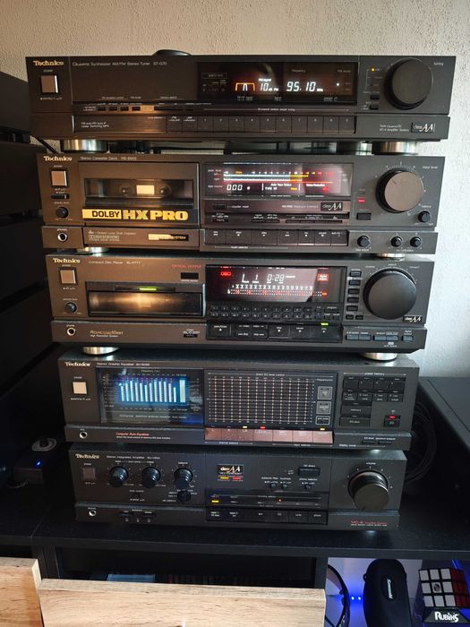 Technics  z kolumnami wieża super stan