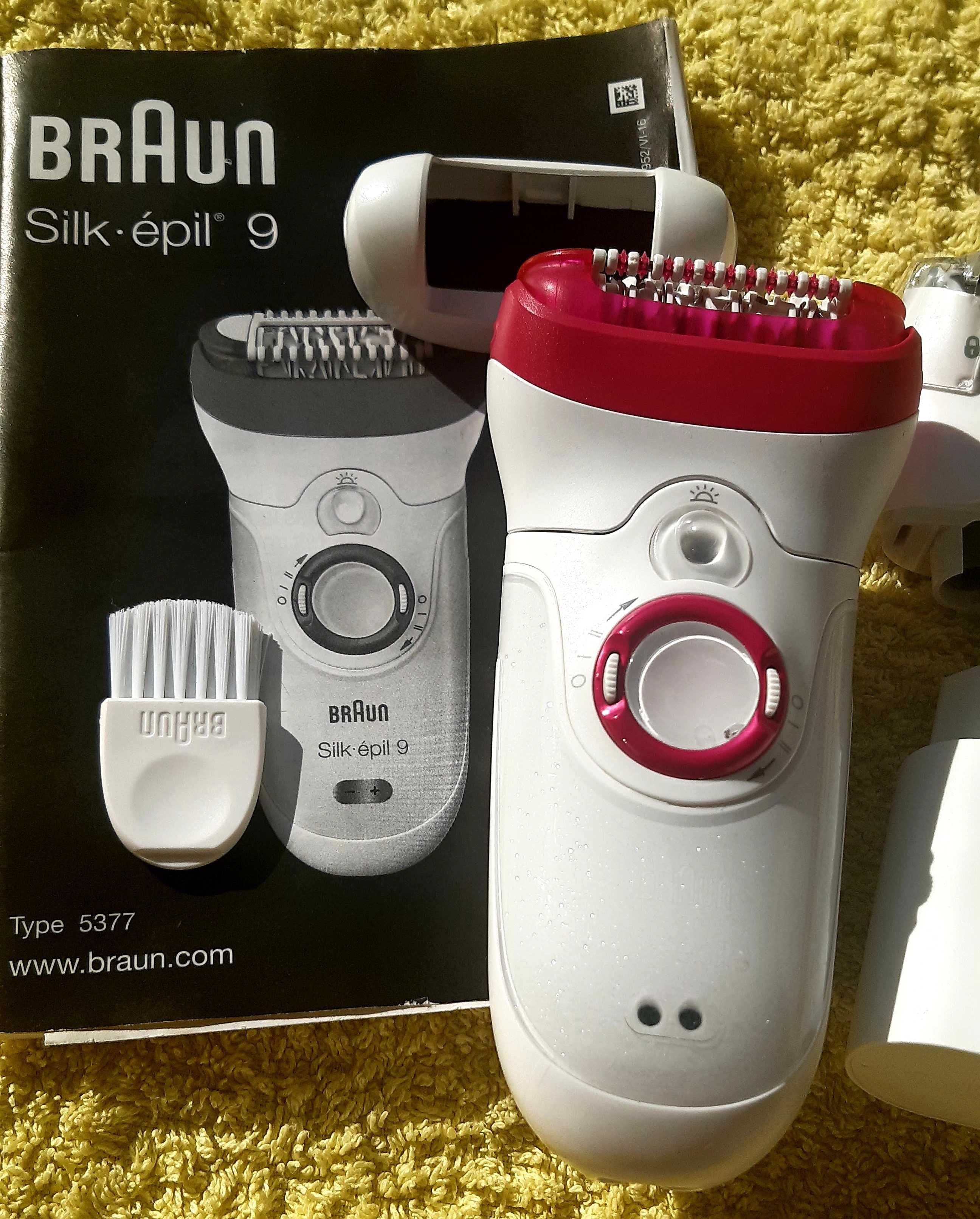 Depilator BRAUN Silk.Epil 9 z dodatkami :)