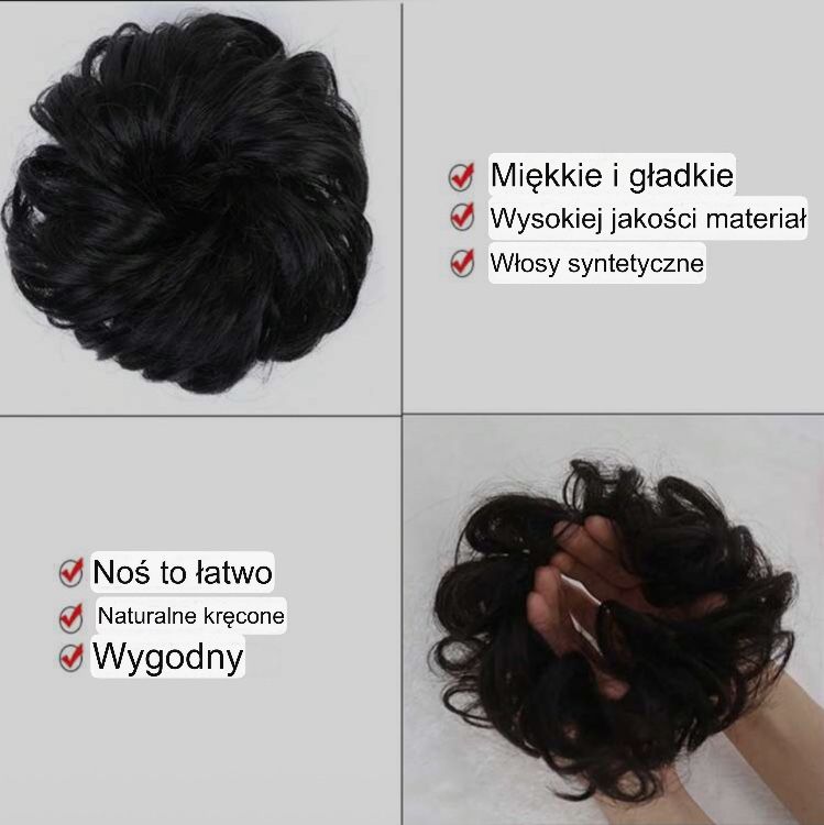Gumka do wlosow z wlosow