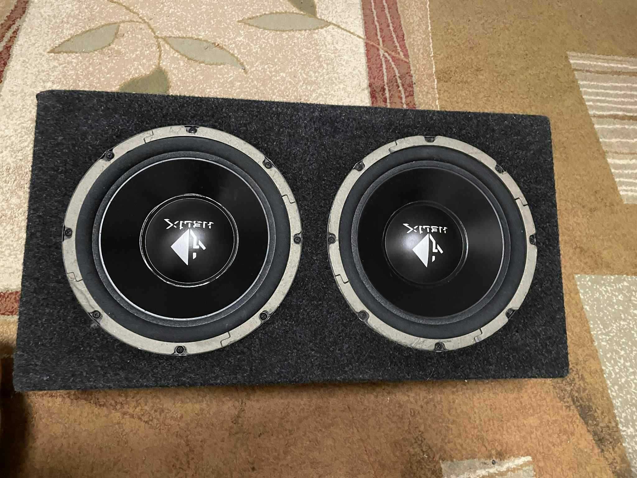 podwójna skrzynia, subwoofer basowa HELIX HXS 1006 2x300 W RMS 2x6 ohm