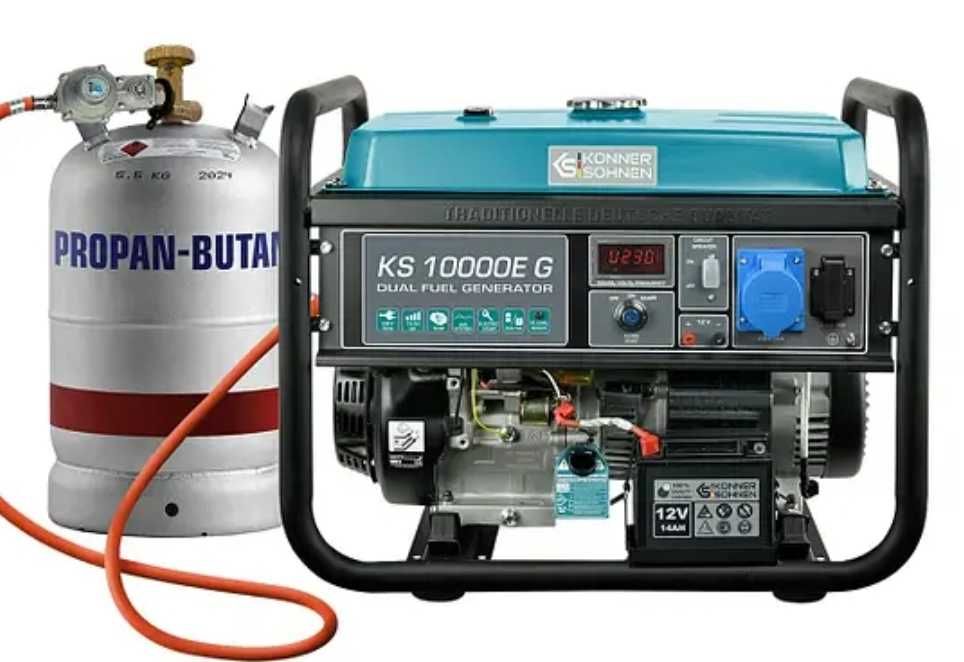 Продам Газобензиновый генератор KS 10000E G, номінальна 7,5 кВт