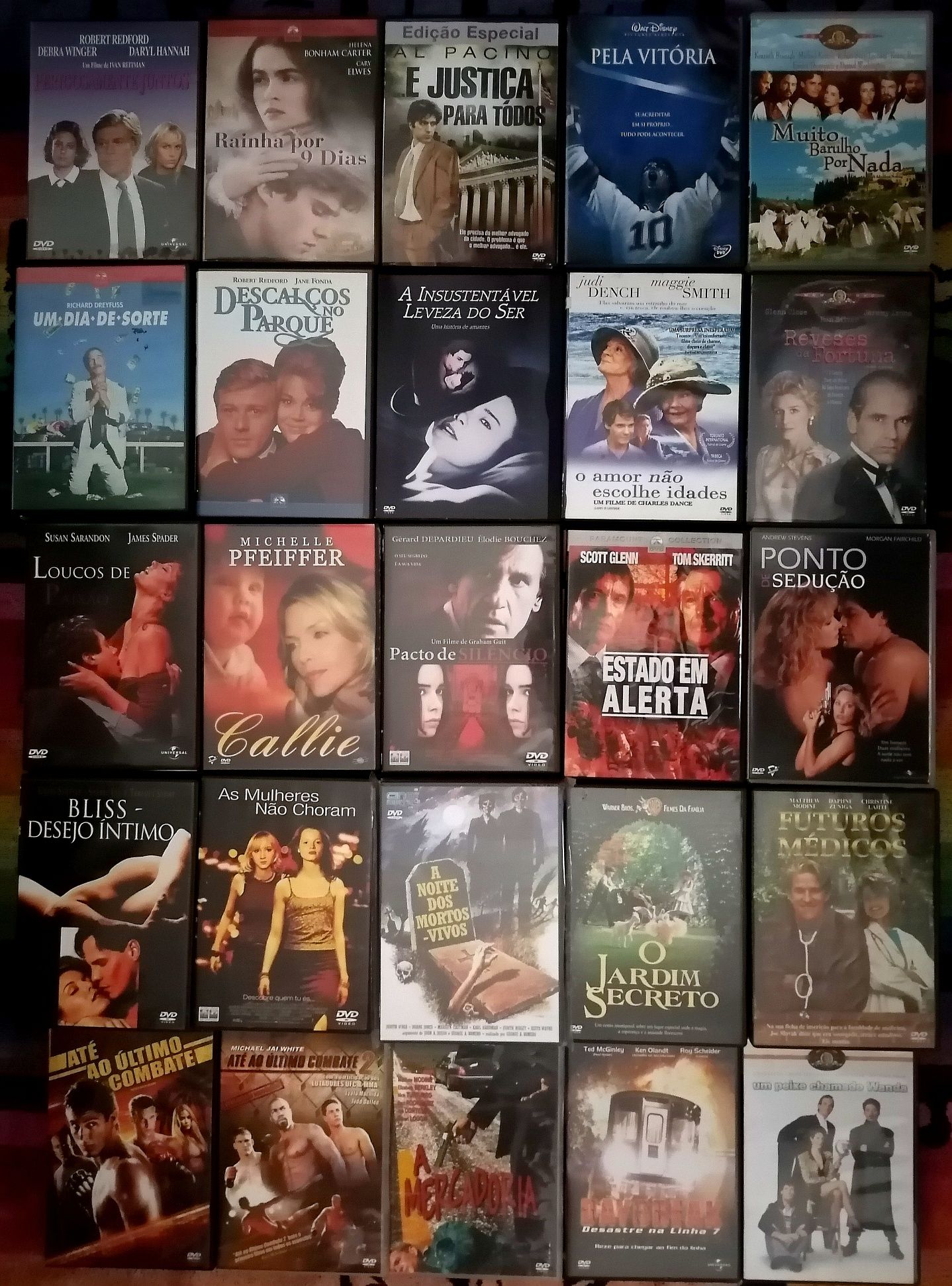 LOTE 185 DVD's Originais (LOTE 52) filmes / séries