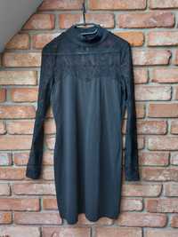 Sukienka damska mała czarna piękna koronka Edc roz. 38 M