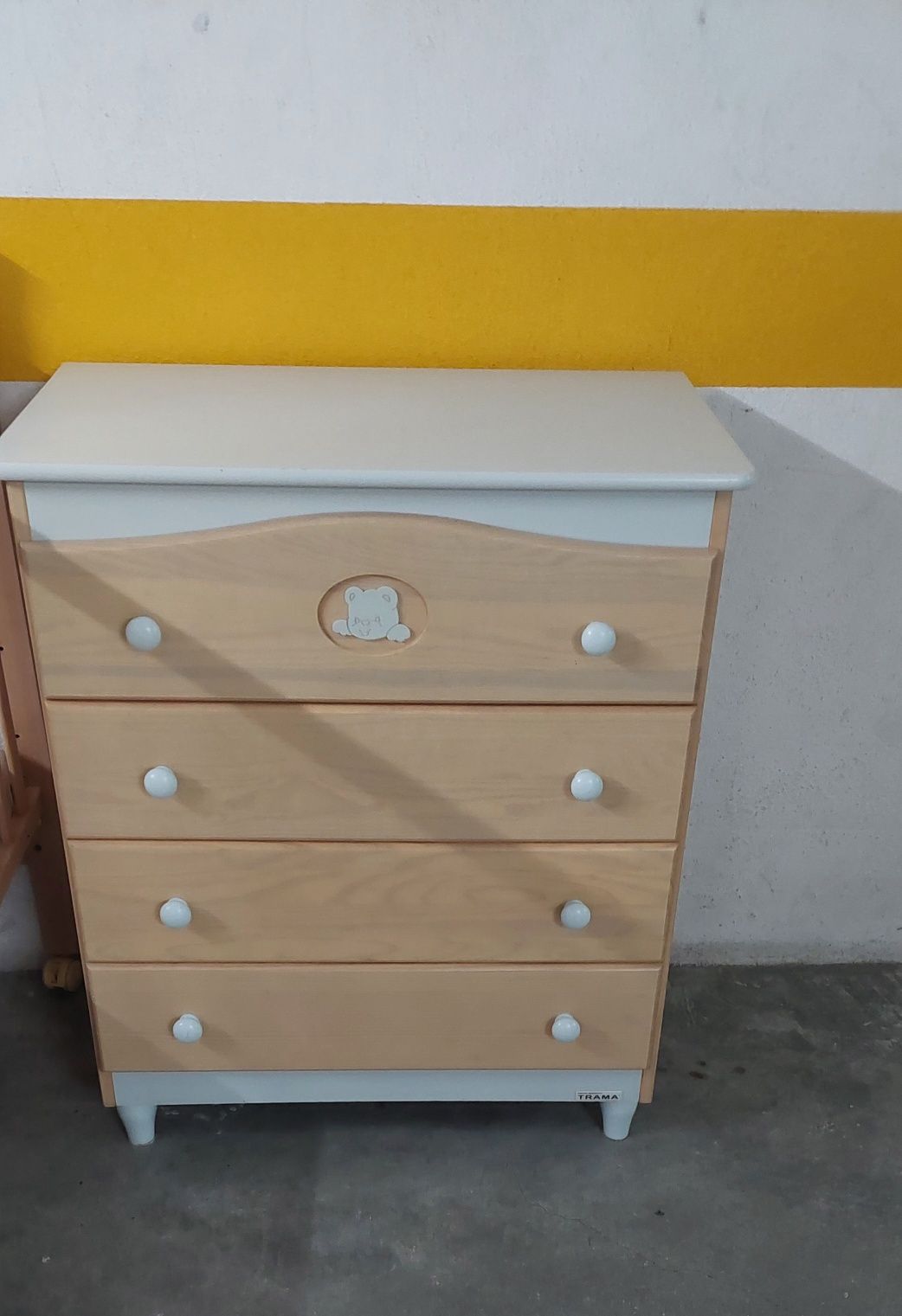 Conjunto Berço e cómoda da Trama