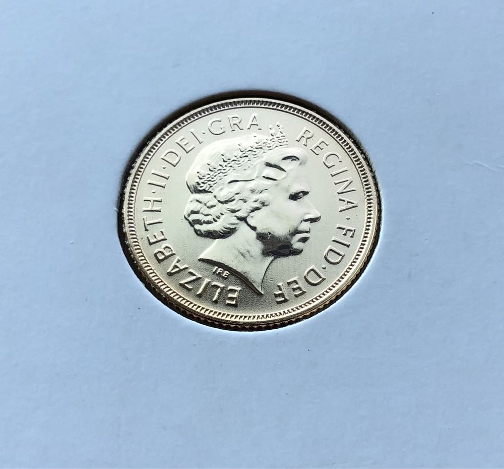 Moeda Libra de ouro 2008 (gold sovereign)