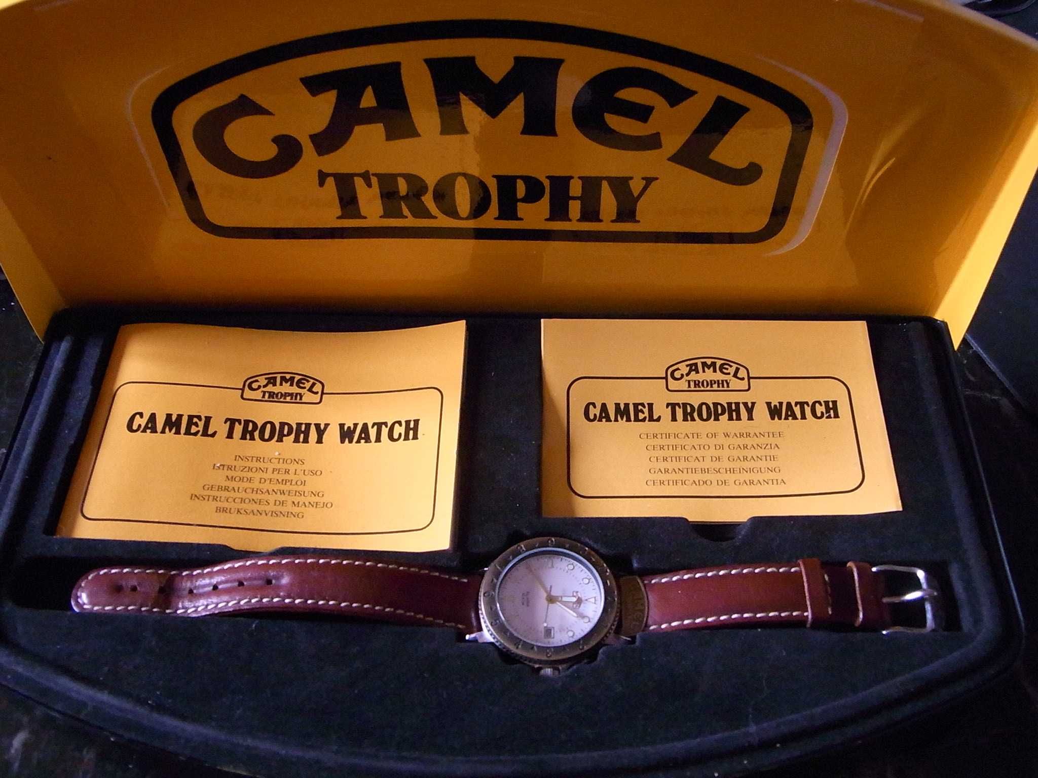Zegarek sportowy CAMEL TROPHY Alarm,budzik - oryginalny komplet !TOP !