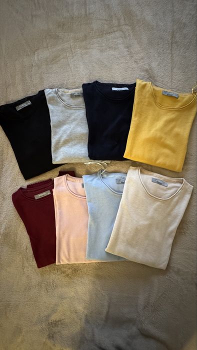 Camisolas de malha fina, varias cores. Muito boas, oportunidade!