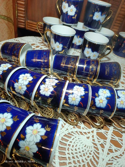 Чашки, кружки кобальт СССР.