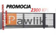 brama skrzydłowa 4m z furtka panel ogrodzeniowy