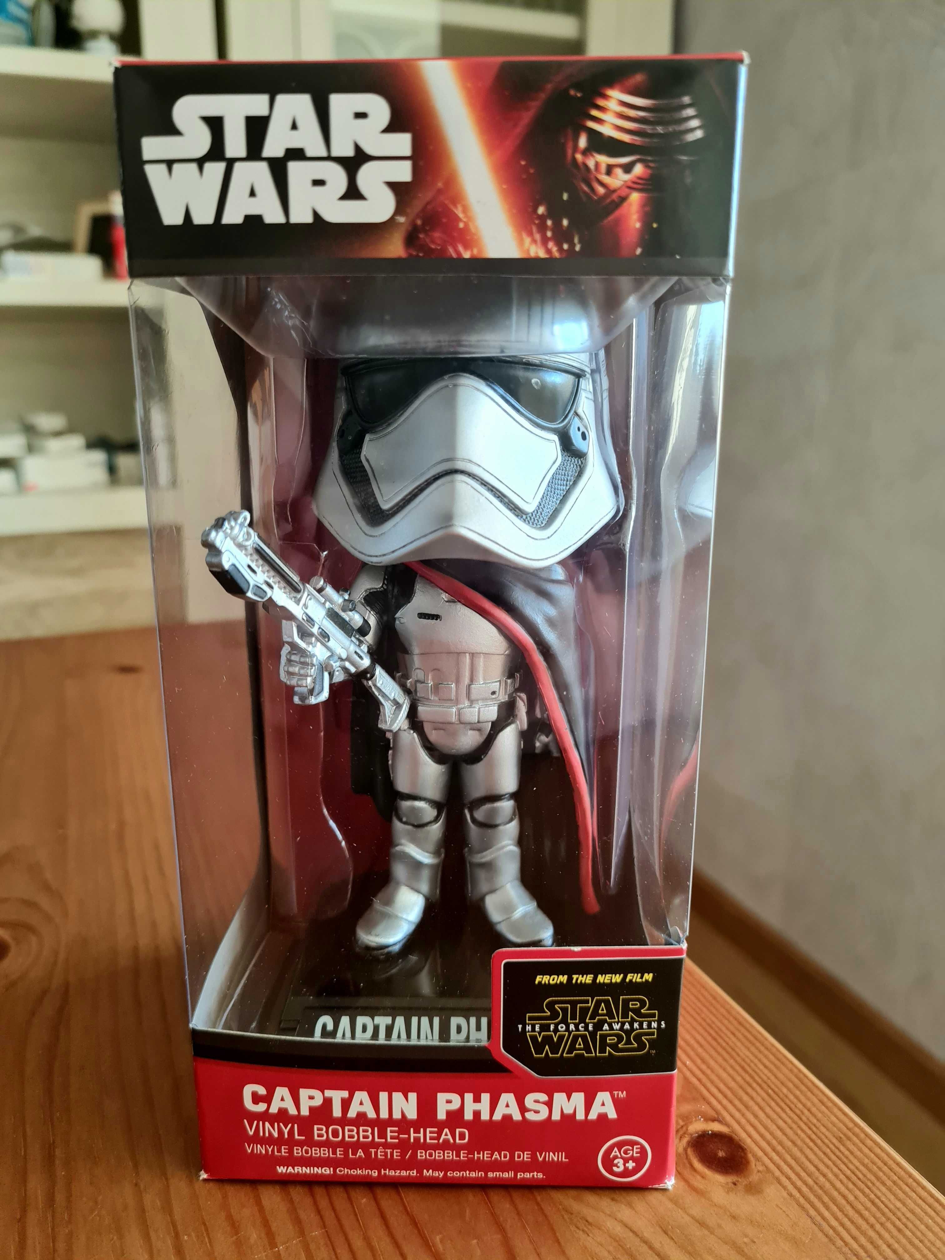 RARO Funko Pop SW Episode VII Wacky Wobbler Bobble-Head Captain Phasma