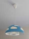 Lampa do pokoju dziecięcego Ikea chmurki niebieska
