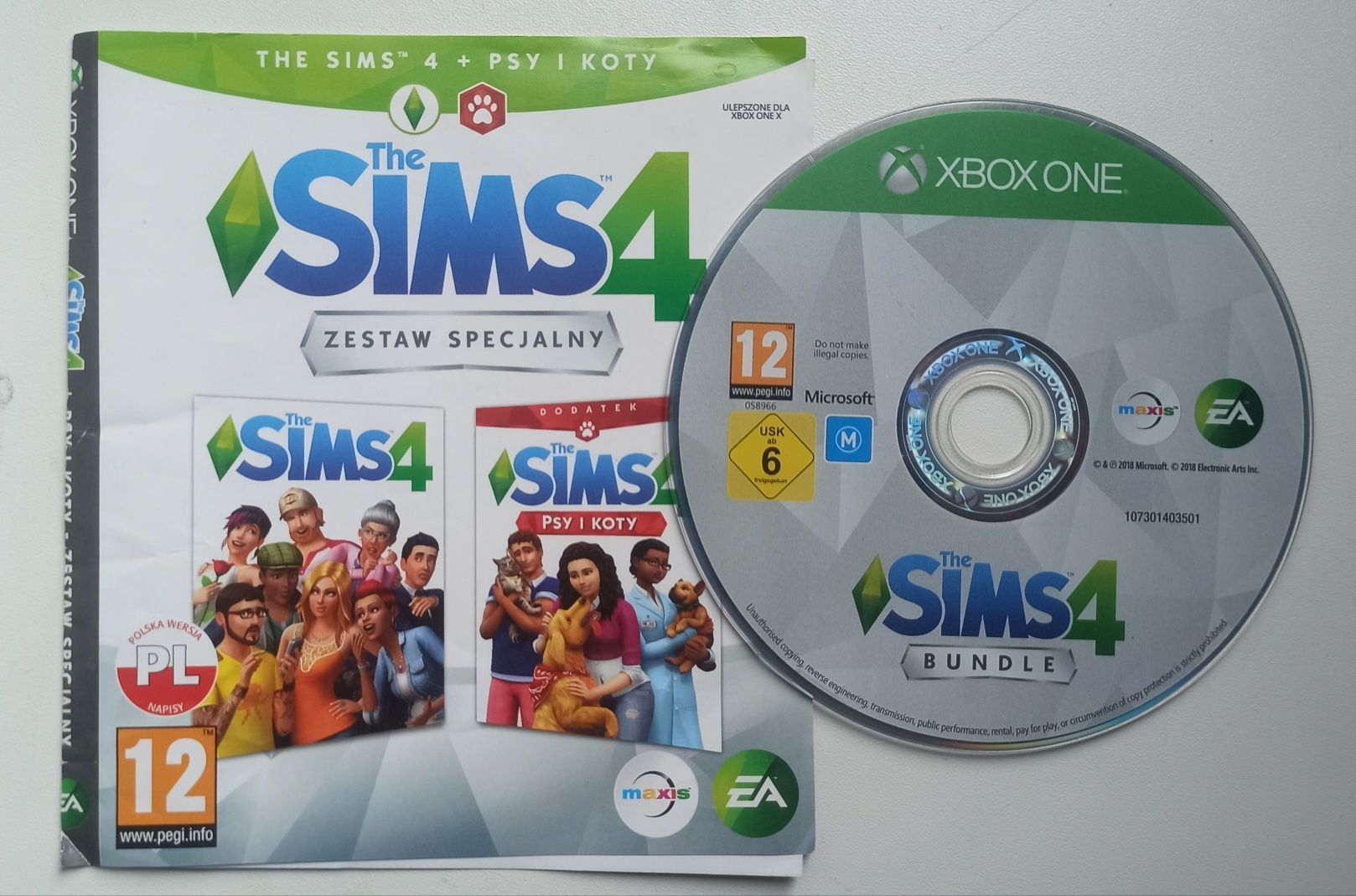 Gra The Sims 4 Bundle zestaw specjalny psy koty  PL XBOX ONE