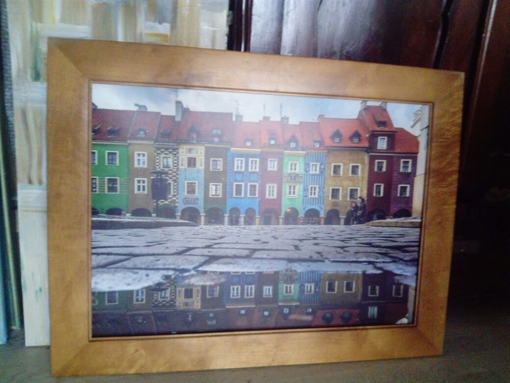 Fotoobraz 50x70 cm Poznań Stary Rynek