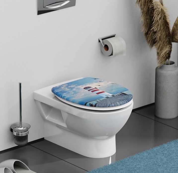 Deska Sedesowa Wolnoopadająca WC Toaletowa SCHÜTTE Duroplast Uniwersal