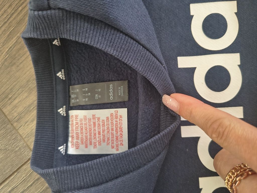 Spodnie Zara, bluza Adidas