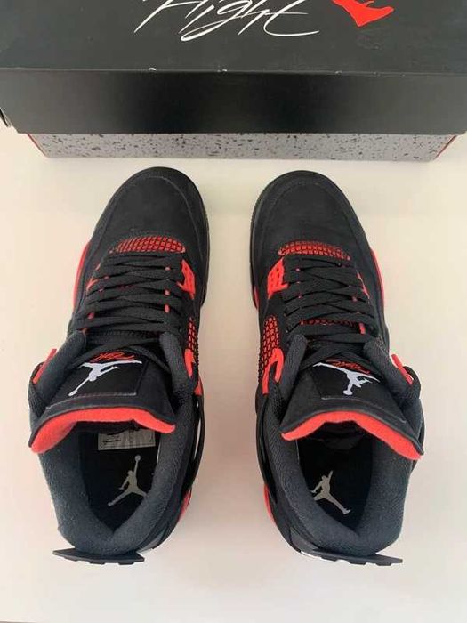 Buty biegania Jordan 4 RetroRedThunder R.41