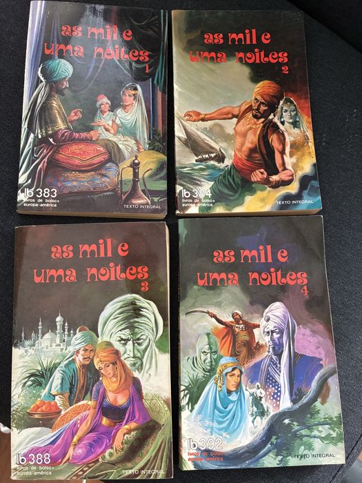 As mil e uma noites - europa america - 4 volumes