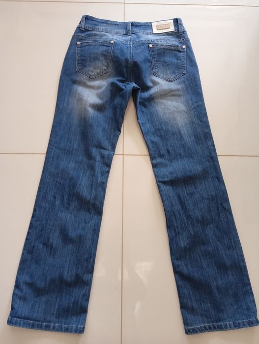 Spodnie jeansowe damskie,niebieskie,roz 40,Cena 15 zł