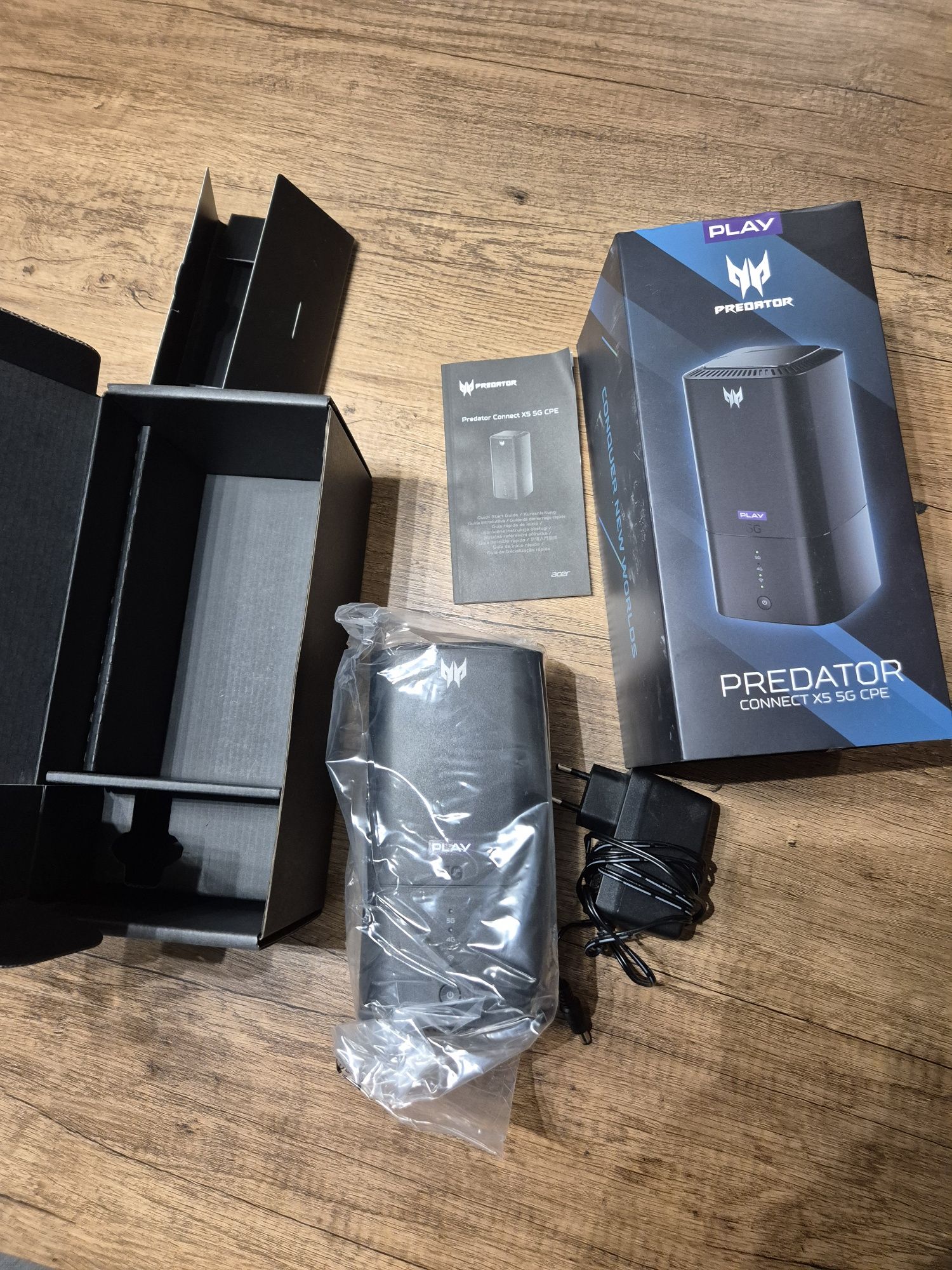 ROUTER ACER Predator Connect X5 5G wi-fi 6, czarny, Access Point, Nowy