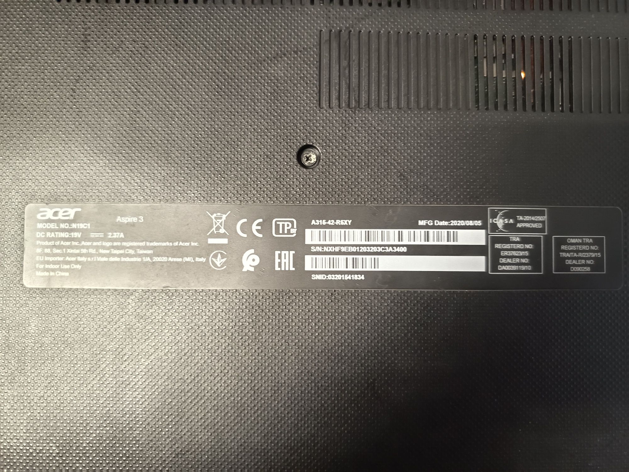 Portatil Acer Aspire3 Rysen7 - 8GB DDR4 - 4TB SSD