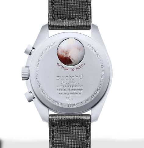 Swatch x Omega Bioceramic Moonswatch Mission to Pluto + książka