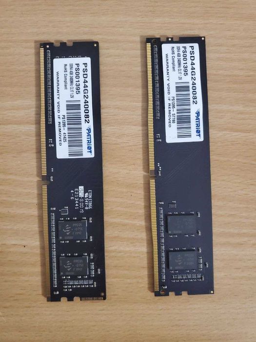 Оперативна пам'ять Patriot 4 гб (2 штуки)