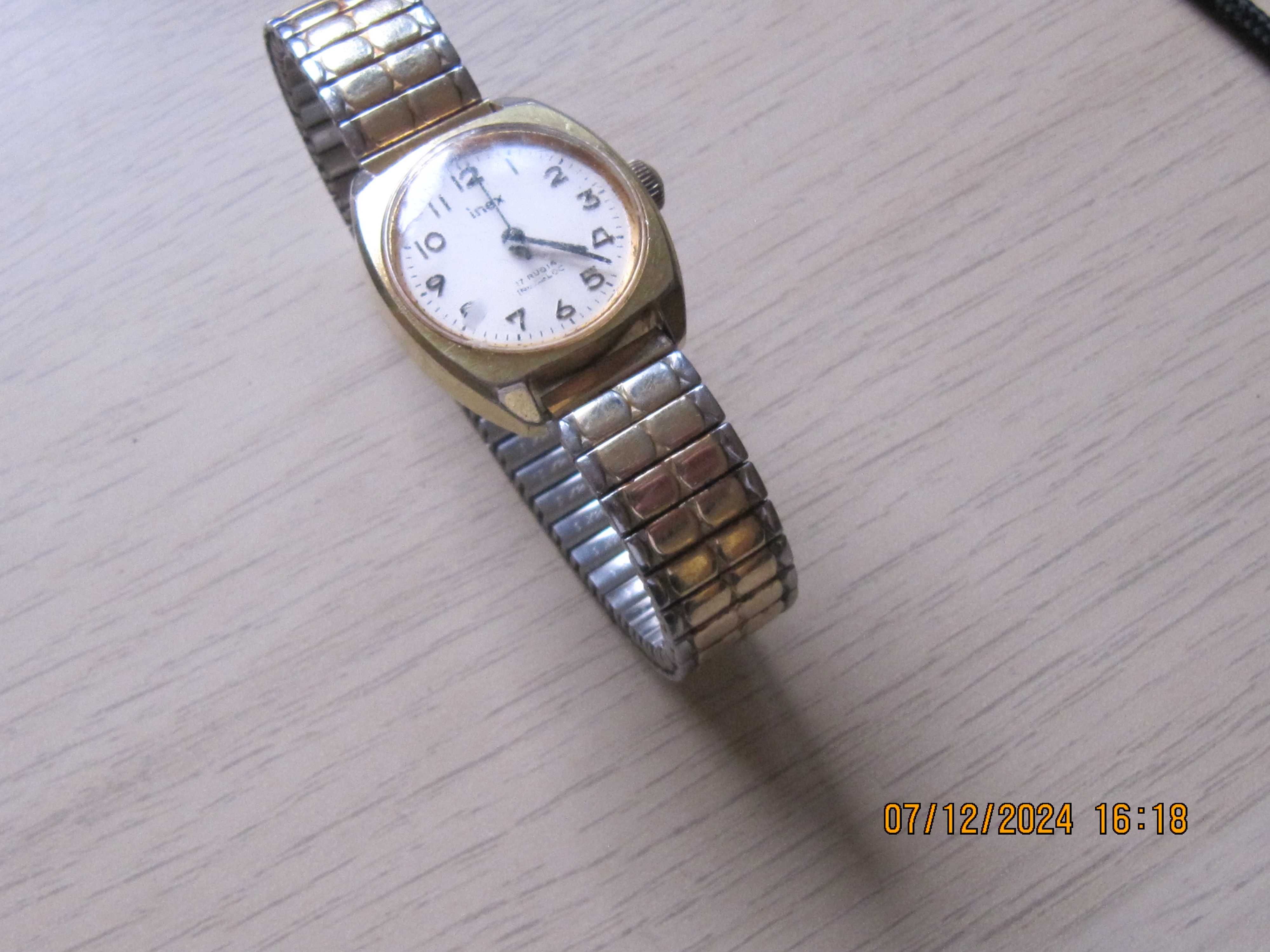 Intex szwajcarski zegarek mechaniczny