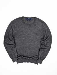 Polo Ralph Lauren sweter szary okrągły rozmiar L