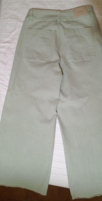 Calças da Bershka (wide leg cropped)